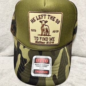 OTTO Olive Camouflage Trucker Hat